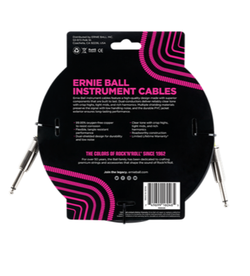 EB INST CABLE SS BLACK 20FT