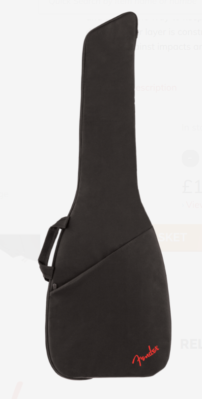 FB405 ELECTRIC BASS GIG BAG BLACK