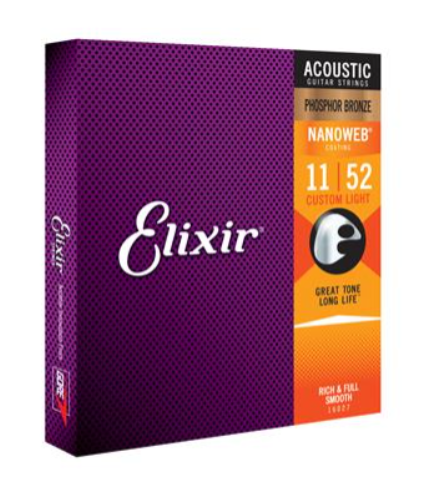 ELIXIR E16027 NANO PB ACOUST 011-052 C/LIGHT SET