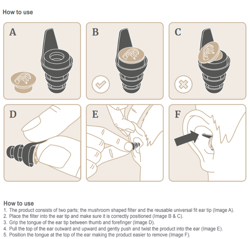 DYNAMIC EAR FILTER FULL SET