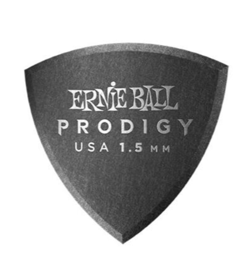 EB PRODIGY PICKS 6-PACK 1.5MM BLACK SHIELD